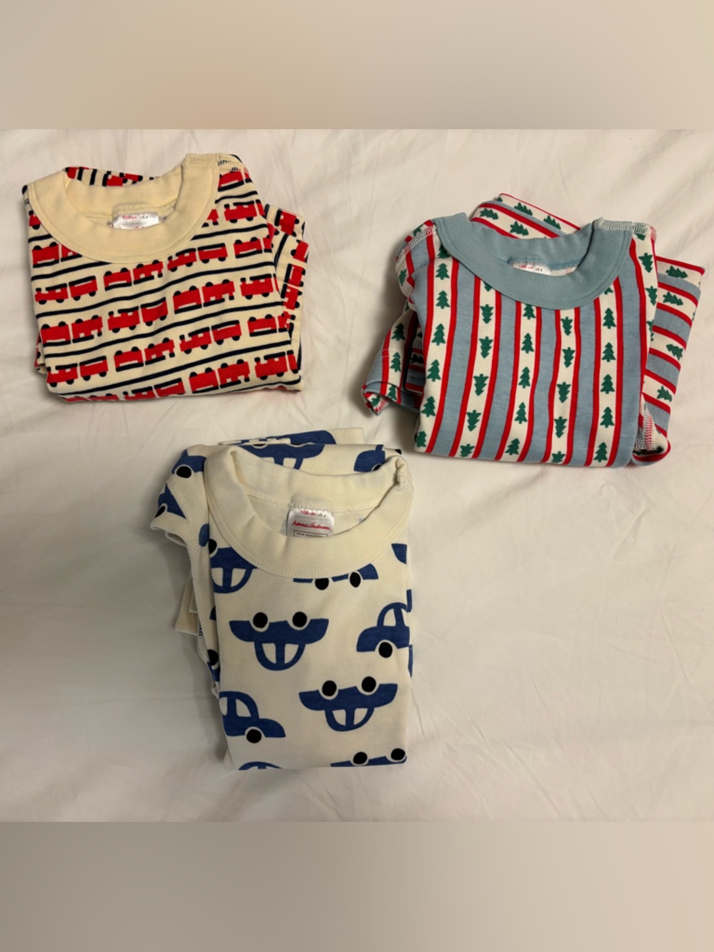 Set of 3 Hanna Andersson Pajamas Size 4 NWOT